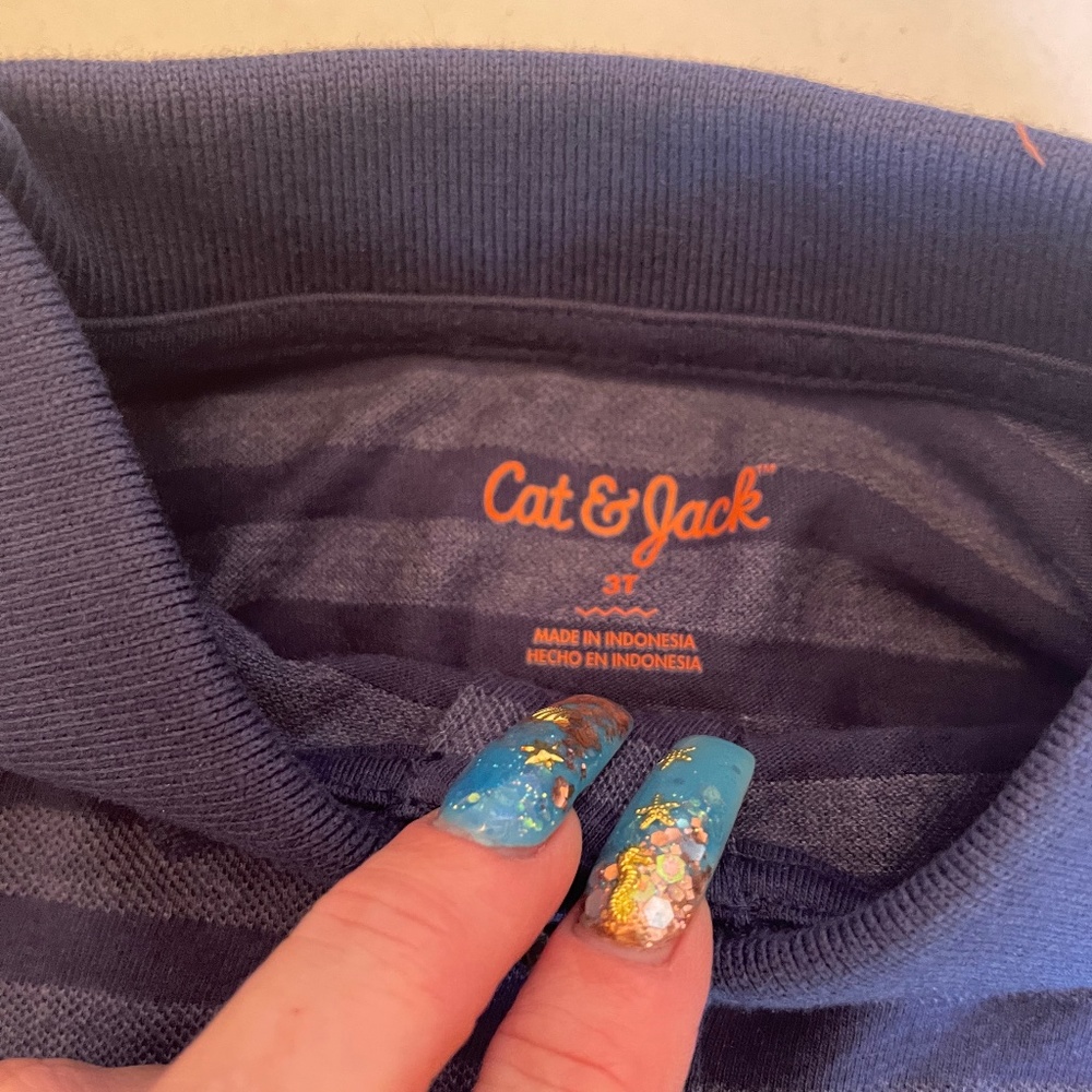 Cat & Jack Top Cat & Jack Long Sleeve Polo Shirt